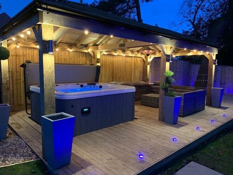 Hot Tub Gazebo Ideas, Shed Hot Tub, Hot Tub Enclosure Ideas, Outdoor Hot Tub Ideas, Hot Tub Enclosure, Backyard Hot Tub, Hot Tub Deck Design, Hot Tub Ideas, Hot Tub Bar