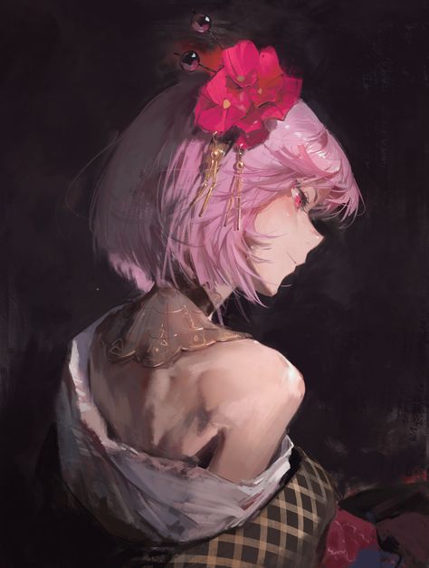 Dino 2 (@Dino_illus) / Twitter Pretty Drawings, Art Techniques, Pretty Art, Animation Art, Pink Hair, Anime Style, Painting Inspiration, Aesthetic Pictures, Art Style