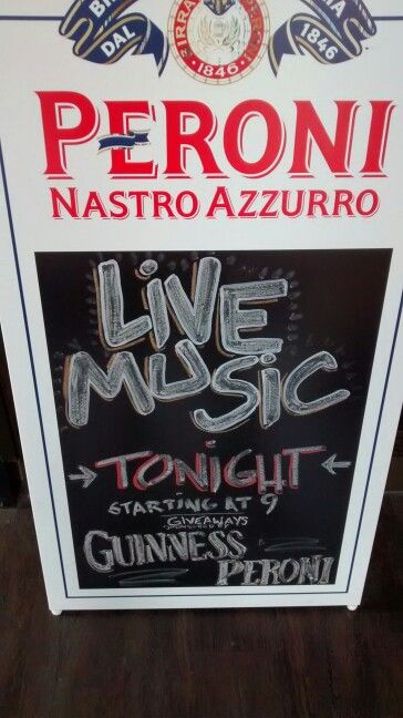 Live music... Live Music Chalkboard Sign, Live Music Chalkboard, Music Chalkboard, Chalkboard Sign, Chalkboard Signs, Local Restaurant, Chalk Art, Guinness, Live Music