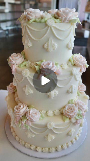 3 Sweet Girls Cakery on Instagram: "Love this classic vintage floral wedding cake 💍 We’re in the midst of fall wedding season & love being a part of each celebration." Vintage Floral Wedding, Floral Wedding Cake, Wedding 2024, Sweet Girls, Wedding Season, Classic Vintage, Fall Wedding, Floral Wedding, Vintage Floral