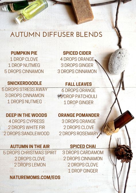 I love the smells of fall…the leaves, the crisp air, the baking, the seasonal foods, etc. With all those delicious scents in mind I put together a graphic with some essential oil blends for your diffuser. Fill the air with the smells of snickerdoodle cookies, pumpkin pie, fall leaves, orange pomanders, spiced cider, and more. Most … Fall Diffuser Blends, Essential Oil Diffuser Recipes, Oregano Oil, Oil Diffuser Recipes, Yl Essential Oils, Essential Oil Blends Recipes, Diffuser Blend, Diffuser Recipes, Cleaning List