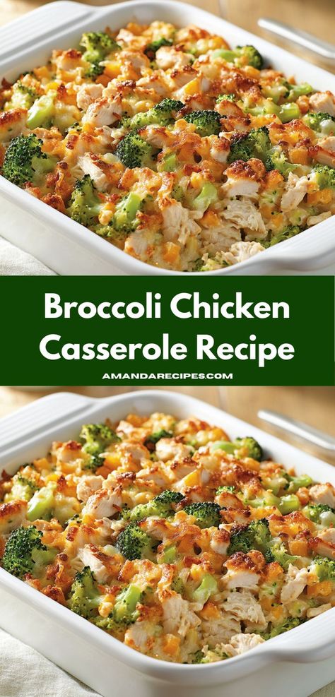 Enjoy a delicious blend of flavors with this Broccoli Chicken Casserole. Featuring chicken, broccoli, and a rich, cheesy sauce, it’s a simple, satisfying meal that everyone will love. Broccoli Chicken Casserole, Chicken Casserole Recipe, Chicken Fresh, Broccoli Chicken, Creamy Broccoli, Cheesy Broccoli, Chicken Broccoli Casserole, Hearty Chicken, Cheesy Sauce