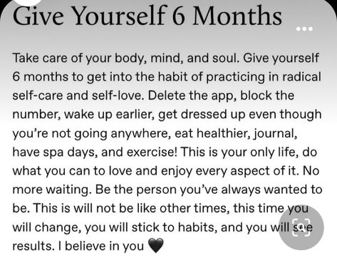 Take 6 Months To Yourself Quotes, Six Months Goals, 6 Month Progress, 6 Month Business Plan, Last 4 Months Of The Year Quotes, Give Yourself Six Months Quotes, How To Stick To Goals, 6 Months Self Improvement, 6 Month Makeover