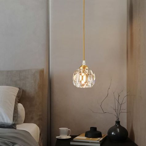 Ceiling Hung Bedside Lights, Pendulum Lights Bedroom, Suspended Bedside Lights, Bedside Hanging Lights Pendant Lamps, Hanging Lights In Bathroom, Powder Room Pendant Lighting, Bedroom Pendant Lighting Bedside, Chocolate Gift Basket Ideas, Hanging Lights In Bedroom