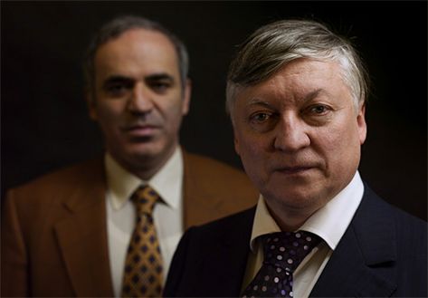 Two legends, Kasparov and Karpov. Anatoly Karpov, Bobby Fischer, Garry Kasparov, Art Through The Ages, Chess Master, History Literature, Logic Games, Kings Game, Chess Players