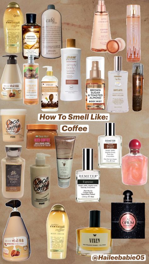 Yummy Coffee Scent ☕️ How To Smell Like Coffee, Marshmallow Aesthetic, Smell Like Coffee, Coffee Perfume, Coffee Scent, Scent Combos, French Vanilla Coffee, Coffee Smell, Exfoliate Skin