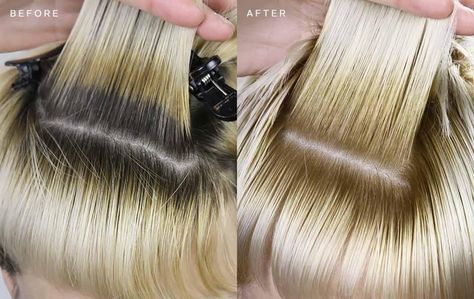 Madison Reed Before and After: CiCi Lighten Hair At Home, Level 6 Hair Color, High Lift Hair Color, Madison Reed Hair Color, Hair Color Guide, Mens Hair Colour, Diy Hair Color, Lighter Hair, Hair Color Formulas