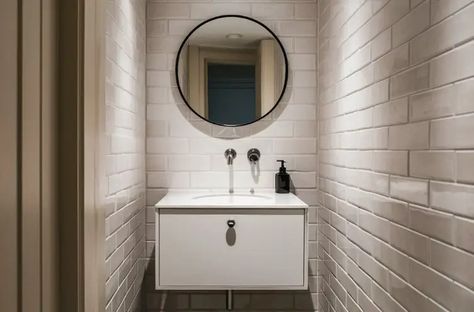 9 Small Toilet Room Decorating Ideas You'll Love 6 Separate Toilet And Bathroom Design, Toilet With Sink On Top Small Spaces, Narrow Toilet Room Ideas With Window, Narrow Guest Toilet, Toilet With Window, Cloakroom Toilet Ideas No Window, Narrow Toilet, Hidden Cistern Toilet Shelf, Toilet And Bathroom