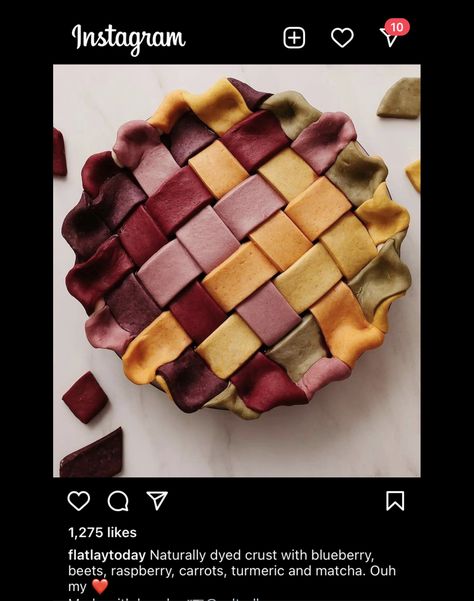 Lattice Pie, Bakers Gonna Bake, Blueberry Pie, Classic Desserts, Naturally Dyed, Pretty Cakes, Beautiful Food, Pretty Food, Pie Crust