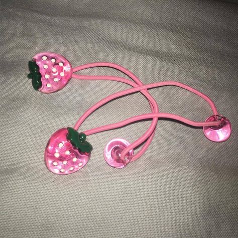 Hair Cutecore, Hair Tie Aesthetic, Cutecore Accessories, Kawaiicore Accessories, Cutecore Hair, Gyaru Hair Accessories, Cutecore Hairstyles, Y2k Hair Accessories, Cute Kawaii Hair Clips