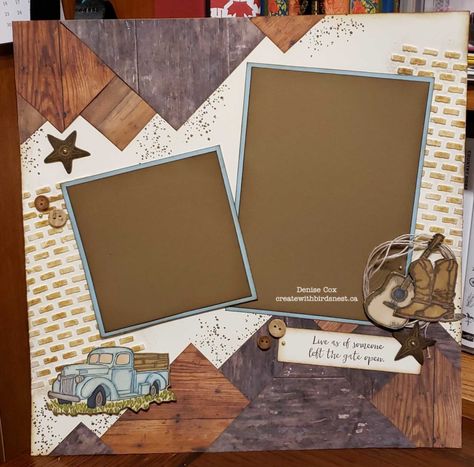 Scrapbooking Global May Blog Hop - Masculine • Birdsnest Designs Masculine Scrapbook, Camping Scrapbook, Boy Scrapbook Layouts, Scrapbook Design Layout, Scrapbook Boys, Recipe Scrapbook, Picture Layouts, Scrapbook Layout Sketches, Mini Scrapbook