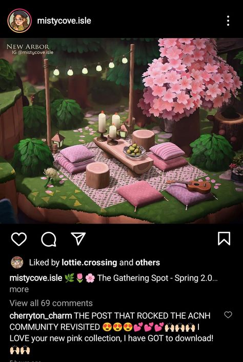 A Place Packed With Plants Acnh, Acnh Area Fillers, Filler Areas Acnh, Animal Crossing Island Filler Ideas, Filler Spaces Animal Crossing, Space Fillers Anch, Acnh Fairycore Nooks Cranny, Acnh Eating Area, Acnh Fire Pit Design