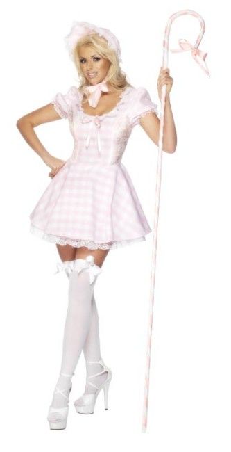 Bo Peep - Toy Story Costumes Beginning With B, Little Bo Peep Costume, 90s Fancy Dress, Girly Costumes, Lamb Costume, Mom Halloween Costumes, Pregnancy Costumes, Hot Halloween Outfits, Womens Costumes