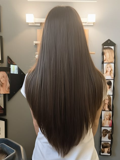 30 V-Shaped Haircut Ideas: Long, Medium, Short Styles with Layers & Curls Triangular Long Layers, U Haircut Long Hair, Combination Haircut For Women, Medium Length V Shaped Haircut, Slight V Shape Haircut, Sharp V Haircut For Long Hair, Soft V Shaped Haircut With Layers, Haircuts Women Long Layers, Medium V Shaped Haircut