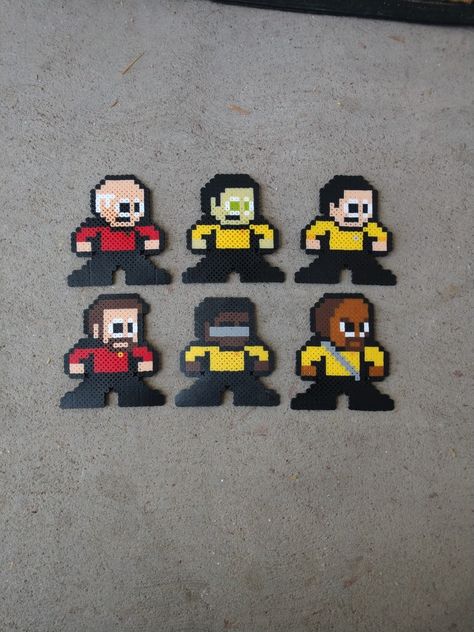 Star Trek Star Trek Perler Beads, Star Trek Perler Bead Patterns, Star Trek Perler, Perler Bead Art, Perler Bead Patterns, Perler Bead, Bead Patterns, Perler Beads, Bead Art