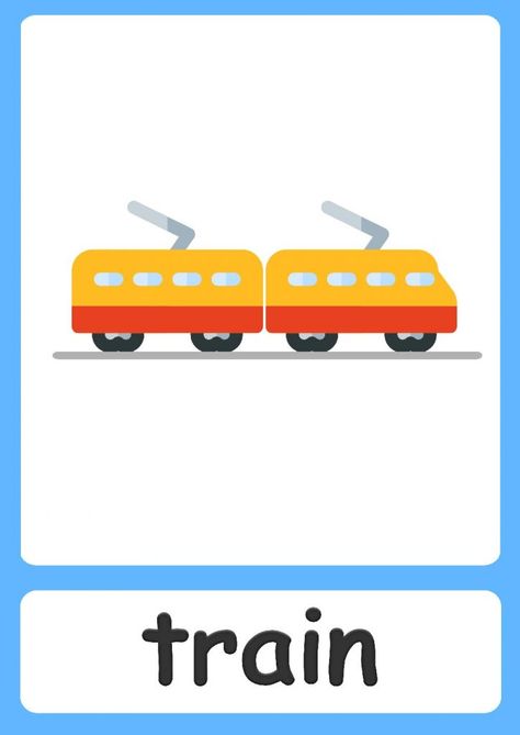 Transport flashcards for kids! Vehicle Flashcards, Transportation Flashcards, Flashcards Free Printable, Teaching Safety, Transportation Preschool Activities, Kids Dental Health, Transportation Worksheet, Body Preschool, Cvc Words Kindergarten