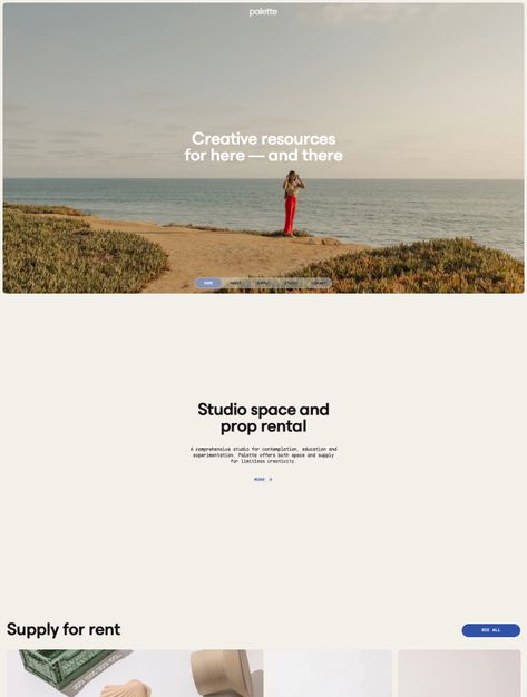 Palette Supply landing page design inspiration - Lapa Ninja Layout Page Design, Scandinavian Web Design, Minimalist Landing Page Design, Landing Page Layout Design, Website Design Finance, Scandinavian Website Design, Minimalist Web Design Landing Page, Minimalist Landing Page, Minimalistic Web Design