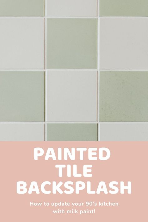 Painting Kitchen Tiles Backsplash, Painted Kitchen Tile Backsplash, Painting Tile Backsplash Kitchen, Painted Backsplash Kitchen, Paint Kitchen Backsplash, Paint Backsplash Tile, Painted Backsplash Ideas, Painted Tiles Kitchen, Painted Kitchen Tiles