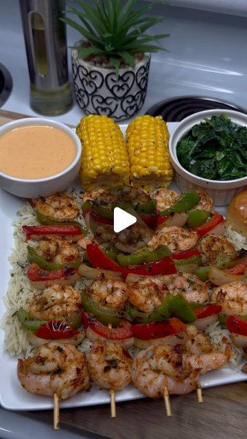 Aaliyah Richmond on Instagram: "Shrimp skewers🥹🔥" Shrimp Sticks, Shrimp Skewers, April 26, Aaliyah, Skewers, Dinner Ideas, On Instagram, Instagram