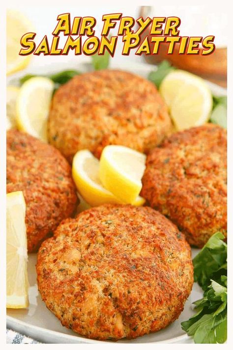 Air Fryer Recipes For Beginners | ## Air fryer salmon patties | Facebook Air Fryer Salmon Patties, Dinner Recipes For One, Air Fryer Salmon, Recipes For One, Chicken Crockpot Recipes Easy, Crockpot Healthy, Dinner Recipes For Two, Dinner Recipes For Family, Chicken Patties