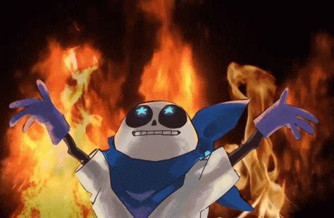 Underswap Swap Sans GIF - Underswap Swap Sans Sans Fire - Discover & Share GIFs Elmo Fire, Swap Sans, Gif