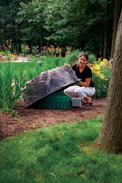 Fake Rock Covers, Septic Tank Covers, Affordable Landscaping, Artificial Rocks, Fake Rock, Faux Rock, Beautiful Landscaping, Landscaping With Boulders, Rock Cover