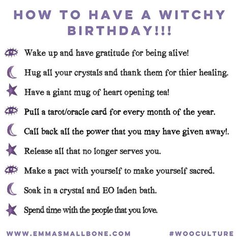 Witchy Things To Do On Your Birthday, Witchy Birthday Ritual, Witchy Birthday Ideas, Witch Birthday Ritual, Witchcraft Birthday, Birthday Rituals, Witchy Birthday, Witch Birthday, Witch Rituals