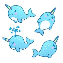 Stock Photos, Royalty-Free Images and Vectors - Shutterstock Lion Chibi, Fantasy Ceramics, Cartoon Narwhal, Narwhal Drawing, Narwhal Tattoo, Kawaii Narwhal, Cute Narwhal, Easy Cartoon Drawings, 3d Drawings