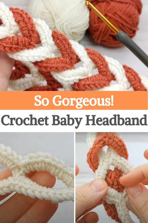 Crochet Newborn Headband, Crochet Baby Headband Free Pattern, Crochet Baby Headband Pattern, Crochet Baby Headband, Crochet Flower Headband, Crochet Hair Band, Crochet Flower Headbands, Crochet Headband Pattern Free, Baby Headbands Crochet