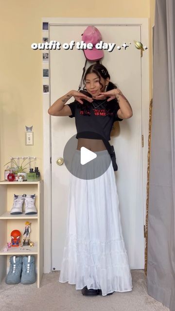 Grace 🇨🇳 on Instagram: "don’t hate me 🥺…
•
•
•
spring outfit ideas, spring fashion, maxi skirt outfit inspo, outfit inspiration, style guide, pinterest fashion, cute outfit inspo, thrifted style, vintage style, it girl fashion, platform boots outfit, casual style, what i wore, alt girl style, outfit goals, style inspiration 
#springoutfitideas #outfitoftheday #maxiskirt #thriftedoutfit #whattowear #thriftedstyle" Platform Boots Outfit Casual, Boots Outfit Casual, Alt Girl Style, It Girl Fashion, Platform Boots Outfit, Thrifted Style, Maxi Skirt Outfit, Outfit Ideas Spring, Spring Outfit Ideas