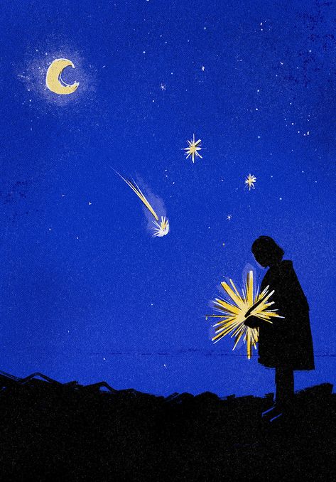 Star Gazing Illustration, Illustration Stars, Stars Illustration, City Of Stars, Star People, Wishing Star, Star Illustration, Scenery Background, Star Character