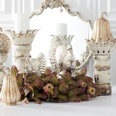 COUNT YOUR BLESSINGS | Shop Sales Events Antique Farmhouse Mercury Glass Pumpkins, Count Your Blessings, Swag Wreath, Candle Matches, Glass Pumpkins, Floral Garland, Beautiful Centerpieces, Entry Door, Candle Accessories