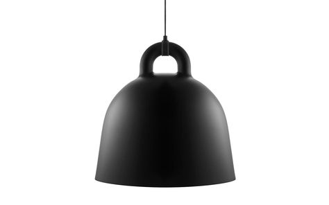 Bell Lamp Large EU1 Normann Copenhagen Bell Lamp, Bell Lamp, Hall And Living Room, White Canopy, Practical Lighting, Bulb Lamp, Suspension Design, Dome Lighting, Normann Copenhagen