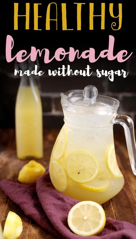 Need a refreshing drink when following keto? This sugar free lemonade recipe is perfect for you! With only 5 ingredients, it's simple to make and delicious too! This recipe uses my easy low carb syrup that can be made in less than 3 minutes. No special equipment or complicated methods at all. It tastes like real lemonade and uses freshly squeezed lemon juice but is 90% less carbs than the traditional lemonade. By using keto friendly sweeteners, you won't have any cravings while staying on ... Real Lemonade Recipe, Simple Syrup Lemonade Recipe, Recipes With Monk Fruit Sweetener, Sugar Free Lemonade Recipe, Lemonade With Lemon Juice, Fresh Lemonade Recipe, Good Lemonade Recipe, Easy Lemonade Recipe, Healthy Lemonade