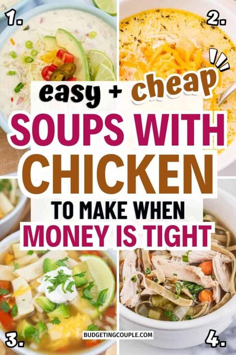 Warm up with healthy dinners easy cheap that satisfy your cravings without breaking the bank. This post is packed with hearty ideas, including a soup recipe instant pot option for busy nights, and crockpot soup recipes to freeze for easy meal prep. From a protein meal high in nutrients to a winter soup recipe paleo, you’ll find comfort in every bowl this season. Quick And Easy Soup Recipes Homemade, Easy Soup For One, Cheap Soups And Stews, Cheap Easy Soup Recipes, Soup Kids Will Eat, Cheap Soup Recipes Budget, Soup Recipes To Freeze, Soups That Freeze Well, Souper Cube Recipes