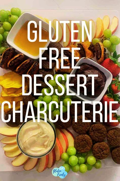 Gluten Free Dessert Board, Gluten Free Dessert Charcuterie Board, Gluten Free Charcuterie Board Ideas, Gluten Free Charcuterie Board, Sweet Charcuterie Board, Fall Desserts Gluten Free, Gluten Free Fall Recipes, Dessert Charcuterie Board, Gluten Free Party Food