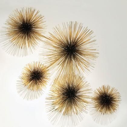 Suzie: Art/Wall Decor - Jonathan Adler Jere Urchin Sculpture in C. Jere Sculptures - sea urchin, art Modern Wall Sculptures, Sculpture Wall Art, Curtis Jere, Sculpture Wall, Foyer Design, Metal Wall Sculpture, Artwork Gifts, Old Paintings, Jonathan Adler