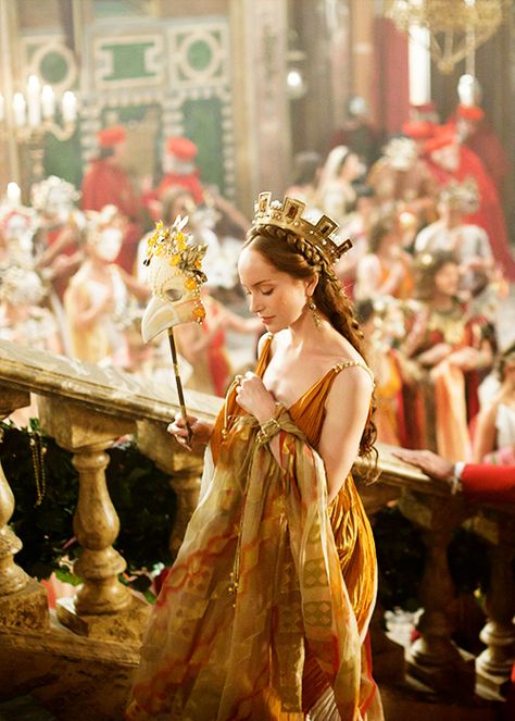 Lotte Verbeek in ‘The Borgias’ (2011). Giulia Farnese, Borgia Tv Series, Lotte Verbeek, The Borgia, A Night At The Opera, The Borgias, Masked Ball, Costume Drama, Fantasy Costumes