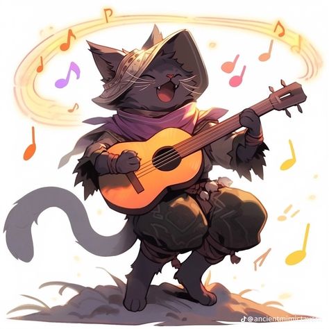 Tabaxi Bard, Dnd Bard, Npc Ideas, Dnd Npc, Dnd Races, Dnd Inspiration, Dnd Character Ideas, The Bard, Character Images