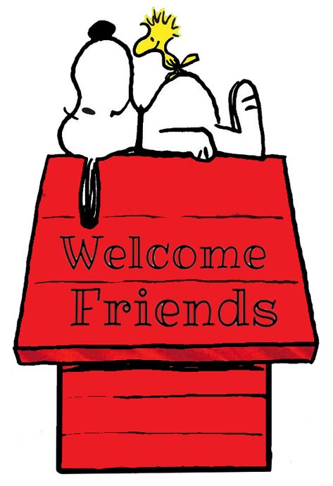 Welcome Friends Snoopy Woodstock Door Hanger Snoopy Welcome Sign, Snoopy Back To School, Snoopy Door Hanger, Snoopy Themed Classroom, Snoopy Classroom Theme, Snoopy Bulletin Board Ideas, Christian Kindergarten, Snoopy Clip Art, Brown Classroom