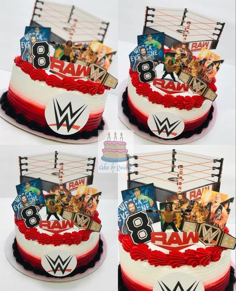 Wwe Cake Ideas, Wwe Birthday Cakes, Wwe Cake, Wwe Birthday, Cricut Cake, Cake Party, Cake Shapes, Birthday Party Planning, Bday Cake