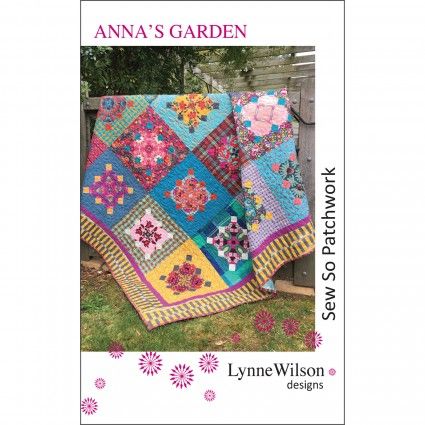 Annas garden - pattern - 714329350653 Garden Quilt Pattern, Fall Quilt Patterns, Anna Maria Horner, Large Scale Floral, Garden Quilt, Fall Quilts, Halloween Quilts, Halloween Fabric, Quilt Block Patterns