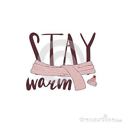 Stay Warm Quotes, Warm Quotes, Palm Tree Vector, Hand Drawn Vector Illustrations, Hand Drawn Lettering, Hello Winter, Hand Lettering Quotes, Hand Drawn Vector, Vector Logo Design