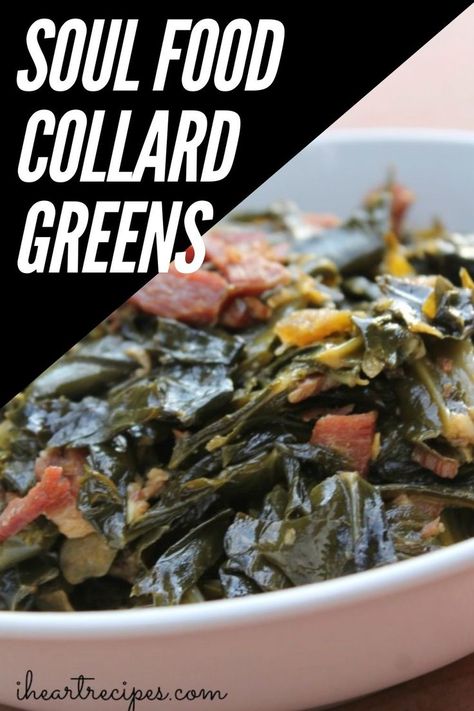 This classic southern soul-food style recipe for collard greens is an instant crowd-pleaser! Add different proteins, like ham or bacon, to give these delicious greens a savory flavor. Collard Greens Recipe Soul Food, Best Collard Greens Recipe, Easy Collard Greens Recipe, How To Cook Collards, Greens Recipe Soul Food, Southern Style Collard Greens, Southern Collard Greens, Smoked Turkey Wings, Smoked Turkey Legs