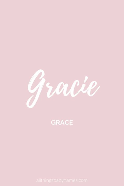 Gracie Name Meaning, Gracie Name, Emma Name, Names Biblical, Baby Name Meaning, Gaelic Words, Uncommon Baby Names, Unique Girl Names, Christian Quotes Wallpaper