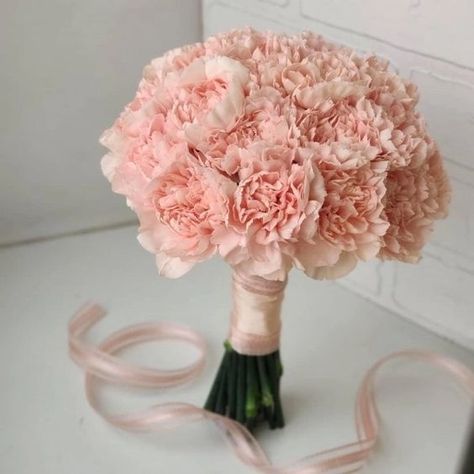 Pink Carnation Bridal Bouquet, Pink Carnation Wedding Bouquet, Bridal Bouquet Carnations, Bride Flower Bouquet Rustic, Wedding Bouquet Carnations, Wedding Bouquets Carnations, Carnations Wedding Bouquet, Carnation Bouquet Wedding, Wedding Carnations