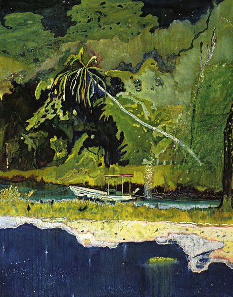 Peter Doig, Art Appreciation, Henri Matisse, Art Plastique, Lush Green, Art Oil, Contemporary Paintings, Land Scape, Abstract Landscape