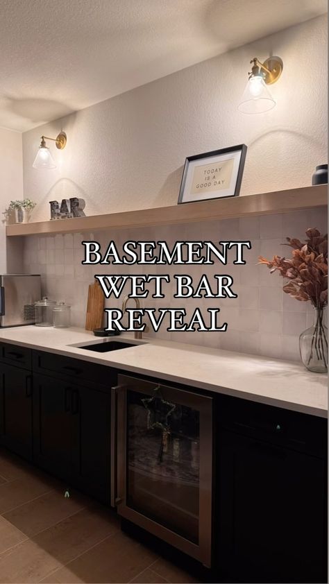 Small Bar In Basement, Dry Bar Ideas Basement, Basement Kitchen Bar, Basement Dry Bar Ideas, Diy Dry Bar, Basement Wet Bar Ideas, Ikea Closets, Basement Bar Remodel, Small Basement Bar Ideas