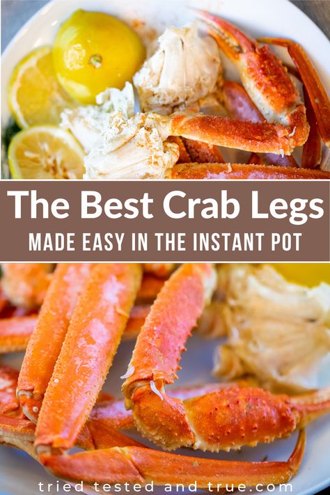 Instant Pot Snow Crab Legs Recipes, Instant Pot Crab Legs Recipes, Crab Instant Pot, Frozen Crab Legs How To Cook, Crab Legs In Instant Pot, Crab Legs How To Cook, King Crab Legs Recipe, Steamed Crab Legs, Pescatarian Lifestyle