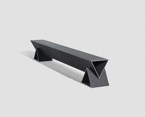 Max Lamb, Milan Furniture, Futuristic Furniture, Metal Furniture Design, Metal Bench, Concrete Furniture, Urban Furniture, Bench Designs, Street Furniture